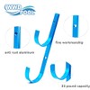 WWD POOL Swimming Pool Aluminum Pole Hanger Set, Blue, 1-Pack