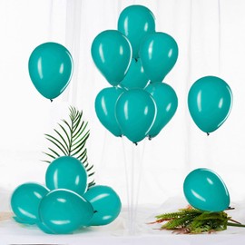5 inch Turquoise Balloons,5 in Teal Balloons,5 in Teal Latex Balloons,Pack of 100