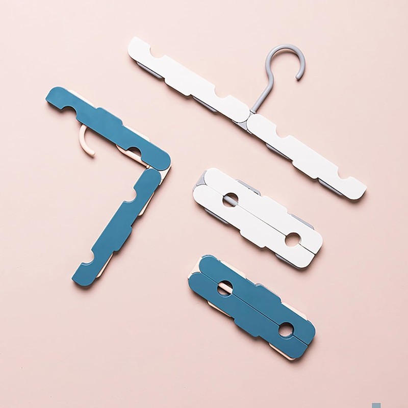 Percha de Ropa de Viaje, Percha Plegable de Plástico de