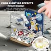 Space Astronaut Building Set with Acrylic Cover, Simulated Moon Space