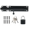 SAYAYO Slide Gate Latch Bolt Safety Door Lock with Padlock