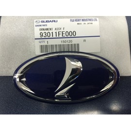 Subaru 2002 to 2011 Impreza 2004 to 2009 Sti WRX Blue i Front Grille Emblem Badge Sport Genuine
