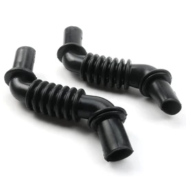 2PCS Power Window Door Jamb Wiring Boots Accordion Style Z 4" Long 3/4 Hole