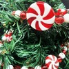 MFUOE Christmas Candy Garland Xmas Tree Garland Plastic Beads Multicolor