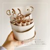 [PF] DEEDS Z-mini Pink Gold Titanium Scissor (4.5 inch) Professional