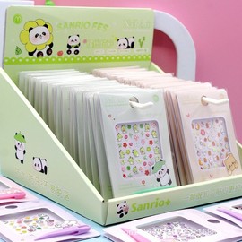 [Overseas] Children's Nail Stickers, Character Nail Stickers, Nail Materials, New Relief, Children's Nail Stickers, Box, Cartoon, Cute, Free Size/One Color 50ea