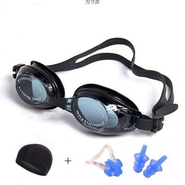 Adult Anti-fog Swimming Goggles for Water Sports & Snorkeling - HD A6 Model Go Dark Blue Swimming Goggles 3ea