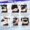 ChongErfei Maternity Belt Pregnancy Belly Band 3 in 1 Maternity