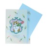 Sunstar Stationery mofusand Clear File, 5 Pockets, White S2139324