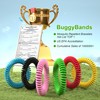 BuggyBands 12 Pack Mosquito Repellent Bracelets, Individually Wrapped, DEET Free,