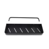40cm Bathroom Storage Shelf Black Aluminum Wall Mounted Floating Shelves