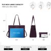 LOVEVOOK Laptop Tote Bag for Women, Fashion Work Bag 15.6