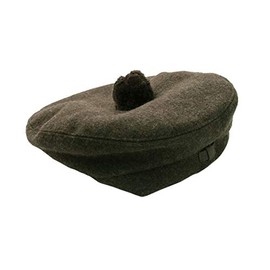 The Celtic Croft Felted Wool Khaki Military-Style Balmoral/Tam (7)