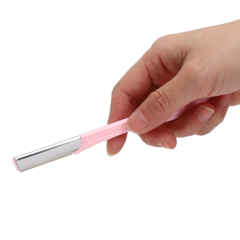 3 Recortadoras de Cejas para Mujer, Cuchilla de Acero Inoxidable,