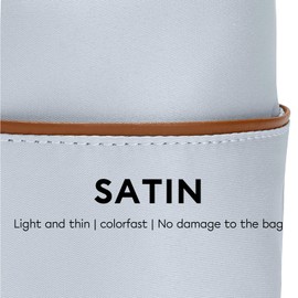 GIVLEFLY Silk fabric Handbag Organizers Tote bag Organizer handbag Organizer Storage bag (Blue,Extra Large 36)