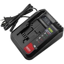 20V Lithium Battery Fast Charger Compatible with Black and Decker LBXR20 LBXR2020 LB2X4020 and Porter Cable 20V Lithium Battery PCC685L PCC680L PCC681L, PCC692L