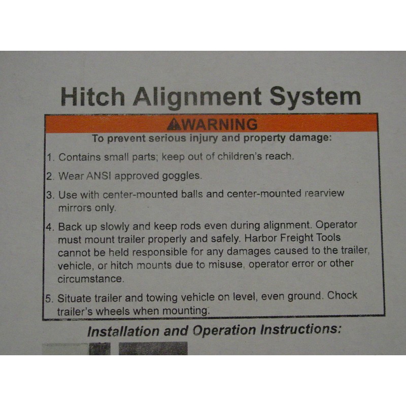 Haul Master Magnetic Trailer Ball Hitch Back-Up Alignment Kit Telescoping