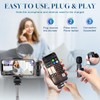 3 in 1 Wireless Lavalier Microphone for iPhone, iPad, Android,