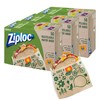 Ziploc Paper Sandwich and Snack Bags, Recyclable & Sealable with