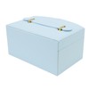 Travel Jewelry Case Portable 2 Layers PU Leather Jewelry Storage