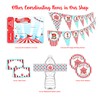 Circus Carnival Happy Birthday Banner Pennant