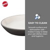SPOT Two Tone Gray Oval Cat Food Dish - Ceramic