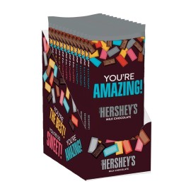 HERSHEY'S Milk Chocolate Appreciation Candy XL BARS BULK LIMITED PACK OF 12 NOW!