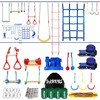Ninja Warrior Obstacle Course Kids - 2 x 65ft Double