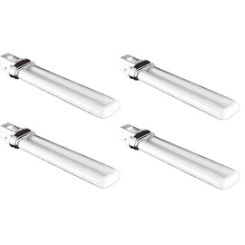 TBE LIGHTING 7w G23 2-Pin CFL Energy Saving Lamps - Cool White 4000K, 8000 Hour Life, 420 Lumen (4-Pack)