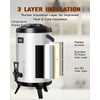 JopaihoVie Insulated Beverage Dispenser 2.2 Gal - 304 Stainless Steel