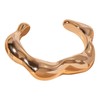 PINK TOWN Chunky Gold Bracelets for Women,2 Pcs Gold Stacking