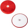 4 Pack Red Round Reflectors Screw On Diameter 60mm Diameter