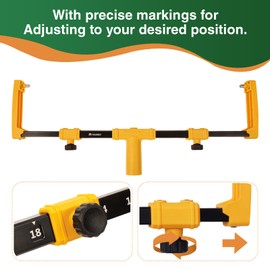 VOOMEY 18"Paint Roller Frame,The Adjustment Range is from 12" to18", Suitable for Large-Scale Painting Projects,Can be Used with an Extension Pole