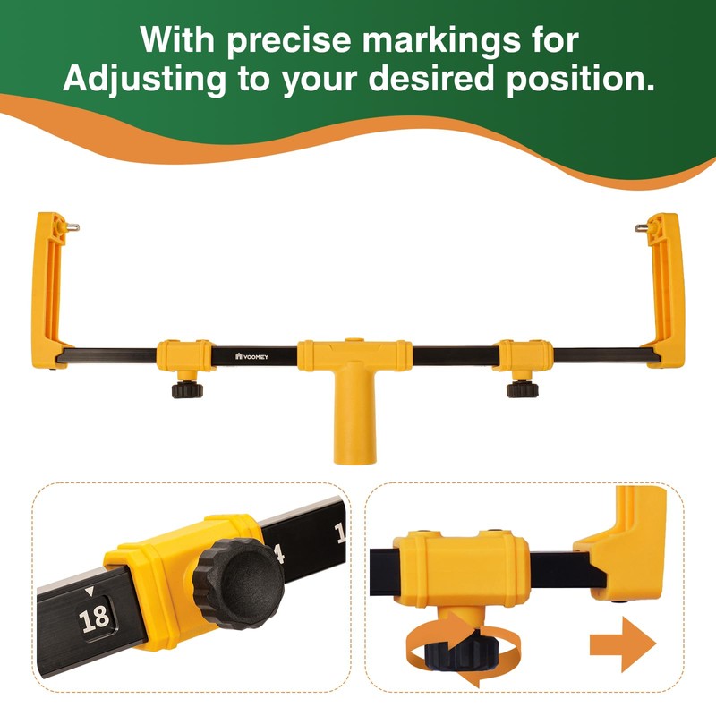 VOOMEY 18"Paint Roller Frame,The Adjustment Range is from 12" to18",
