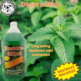 Quality Chemical Desora Mint Fragrance Deodorant and Malodor Counteractant - Home Odor Eliminator - Great for Diluting in Quart Bottle - Spray - air - 640 oz (Pack of 1)