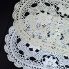Laivigo Handmade Crochet Lace Oval Lucky Flower Tablecloth Table Runner