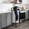 WHOMEC Step Stool with Handle for Elderly-Bed Stools with Adjustable