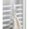 Wenko 4468160100 Hook for Towel Heaters Plastic Set of 2