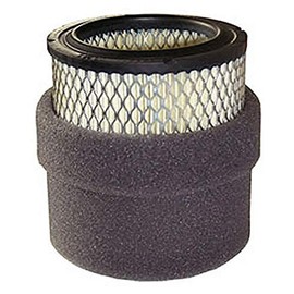 Midwest Control 18P Solberg Replacement Paper Cloth Element Filter, 2 Microns, 4-3/8" x 4-3/4"