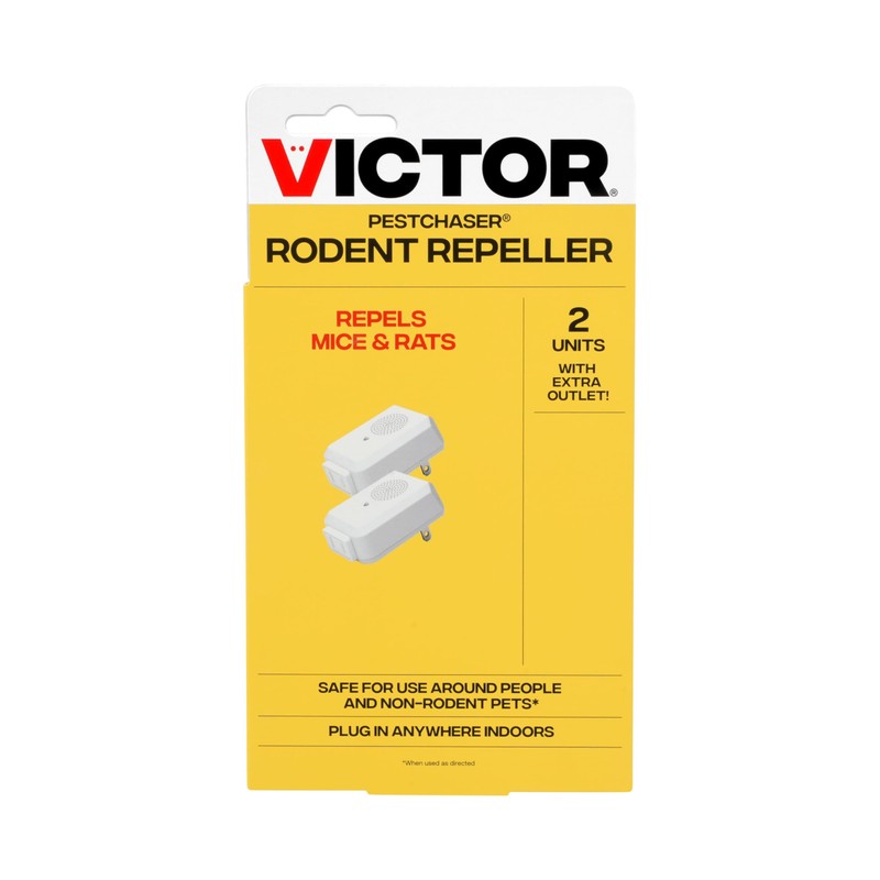 Victor M752PS PestChaser Rodent Repellent with Nightlight & Extra Outlet