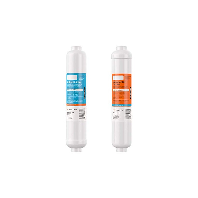 Measury Osmosis Filter Set, Sediment Filter/Activated Carbon Filter, Osmosis System