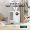 Dreo Humidifiers for Bedroom, Top-filled Smart Quiet Cool Mist Humidifiers