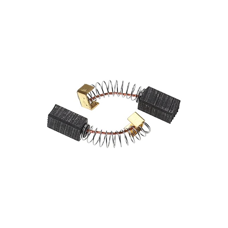 vhbw 2 x Carbon Brushes Motor Carbon Abrasive Carbon 6