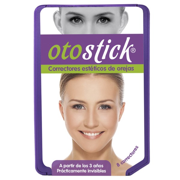 Otostick - Corrector Cosmetico Discreto de Orejas Sobresalientes de 8 Unidades - Productos Correctivos para el Cuidado de las Orejas sin Cirugia a Partir de los 3 años de Edad