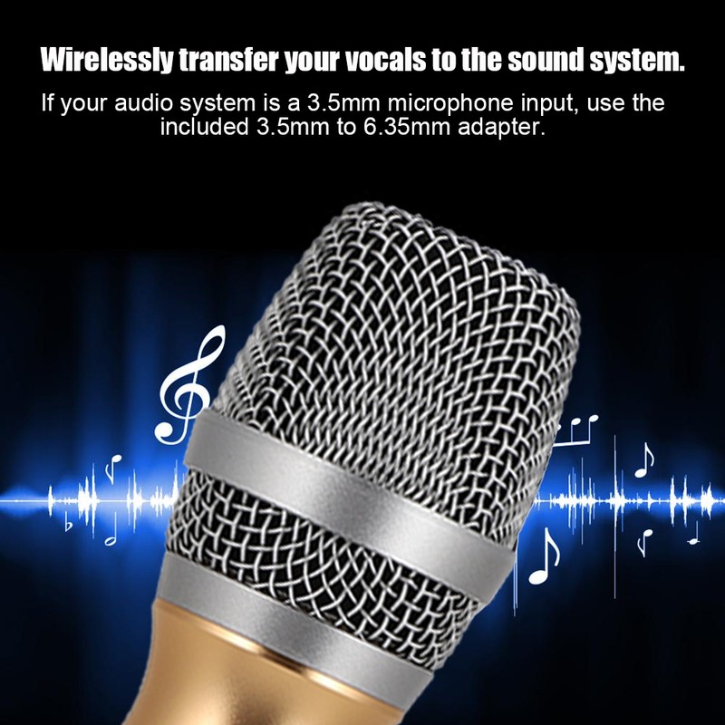 Digital Frequency Modulation UHF 500~980MHz Universal Wireless Microphone for Computer