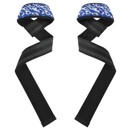 Royal Blue Eyes - Correas de levantamiento de pesas de neopreno acolchadas de 26 pulgadas, para levantamiento de pesas, culturismo, entrenamiento de fuerza