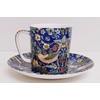 Rainbow Decors William Morris Strawberry Thief Blue Espresso 2 Cups