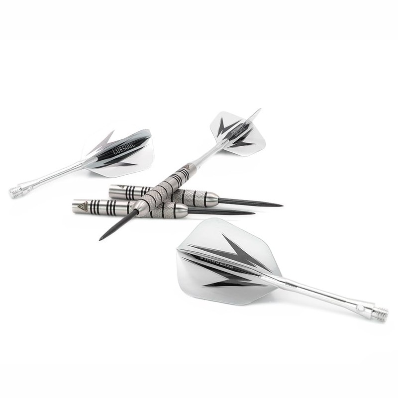 CUESOUL 30 Grams Tungsten Steel Tip Darts Set 95% Tungsten