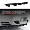 KEEPDSGN Rear Diffuser Bumper Lip Spoiler Splitter 5 Fins For