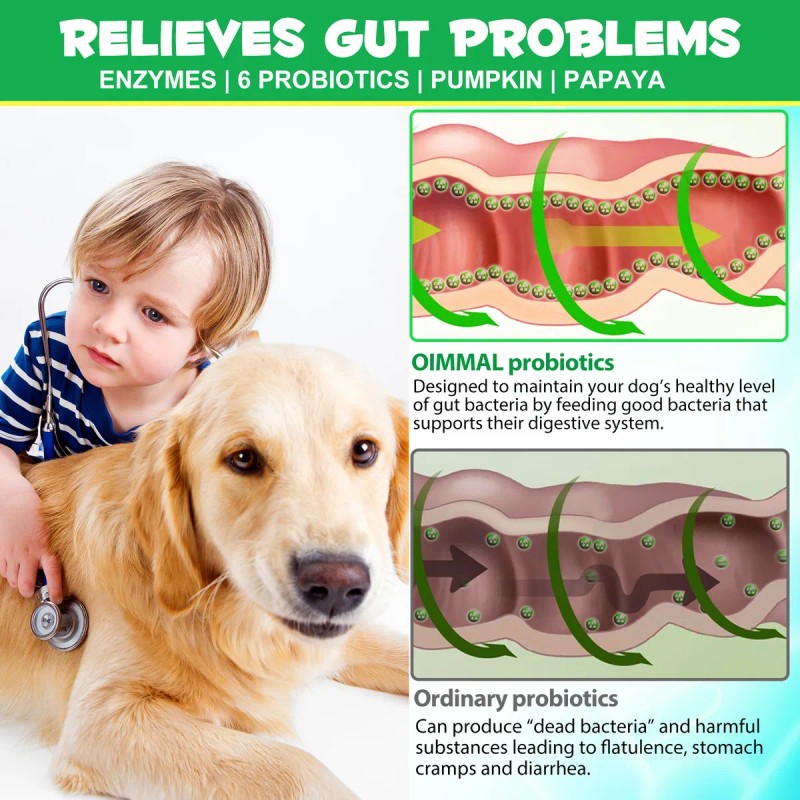 Probioticos Para Perros 180 Tabletas Sabor A Pato Asado